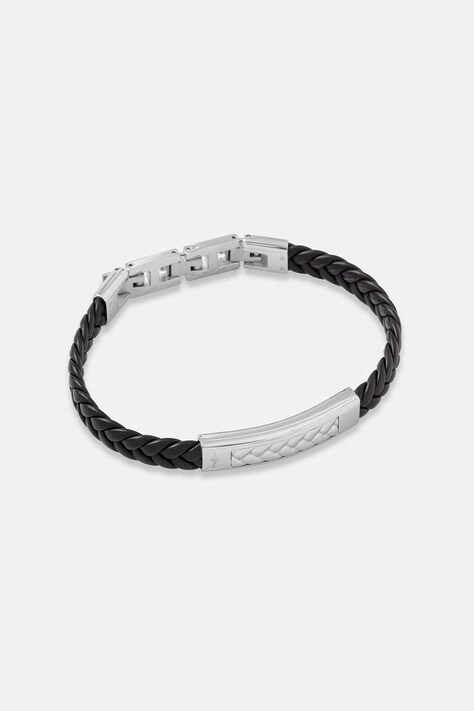 Trussardi bransoletka męska skórzana T-LEATHER TJAXZ21