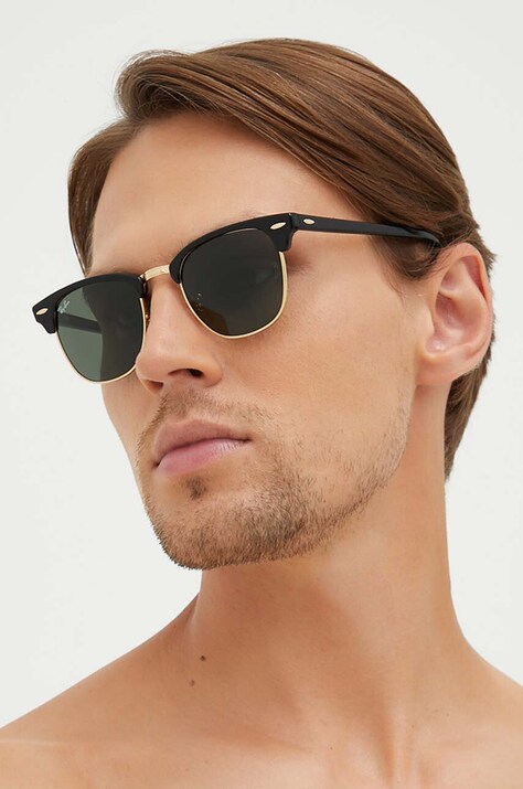 Γυαλιά ηλίου Ray-Ban χρώμα: μαύρο