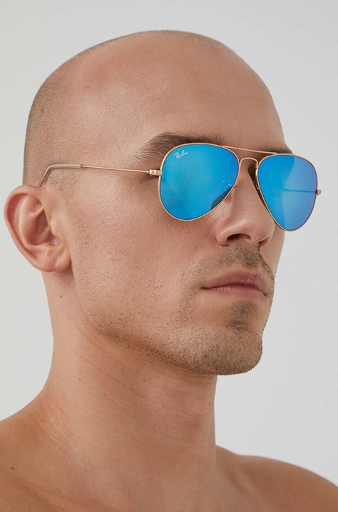 Ray-Ban - Солнцезащитные очки Aviator Large Metal