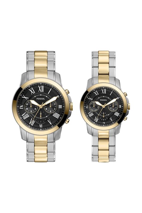 Fossil Zegarek męski Grant FS6202SET