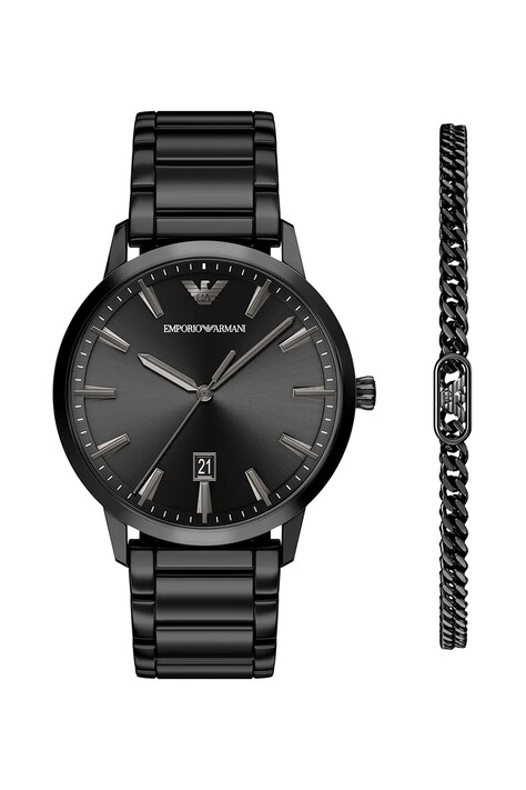 Emporio Armani Bransoletka i zegarek męski Ruggero AR80089SET
