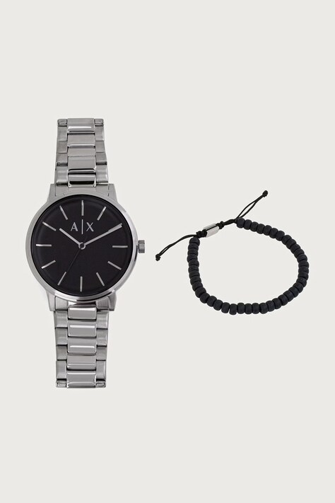 Armani Exchange Zestaw zegarek i bransoletka męski Cayde AX7182SET