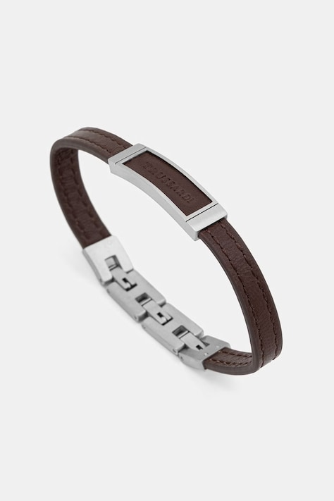 Trussardi bransoletka męska skórzana bez kamienia TJAXZ06