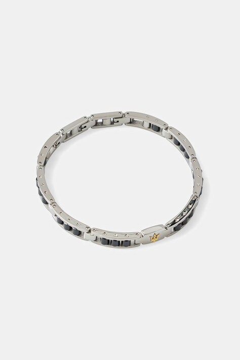 MASERATI bransoletka męska ze stali nierdzewnej CERAMIC JM225ATZ57