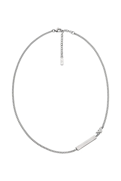 Emporio Armani colier pentru bărbați, din oțel inoxidabil fără piatră Eagle Logo EGS3309040