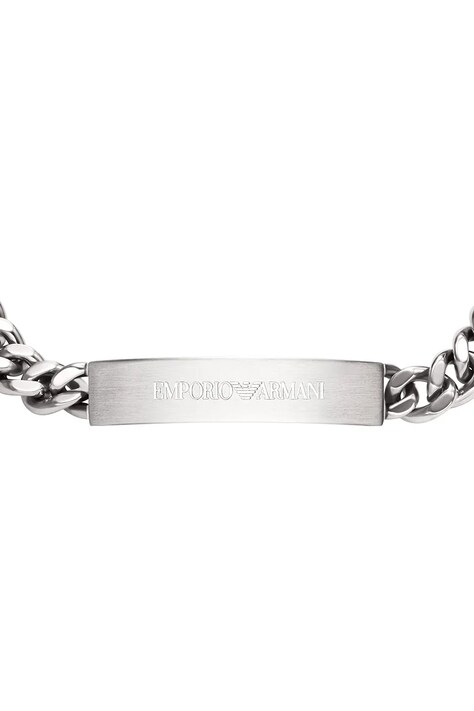 Emporio Armani bransoletka męska ze stali nierdzewnej Eagle Logo EGS3304040