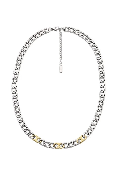 Emporio Armani naszyjnik męski ze stali nierdzewnej Eagle Logo EGS3297040