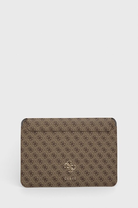 Guess Pokrowiec na laptopa kolor brązowy