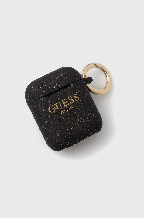 Чохол для Airpods Guess колір чорний