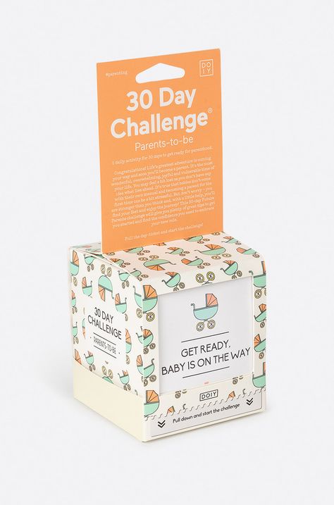 DOIY zestaw karteczek 30 Day Challenge Parents-To-Be