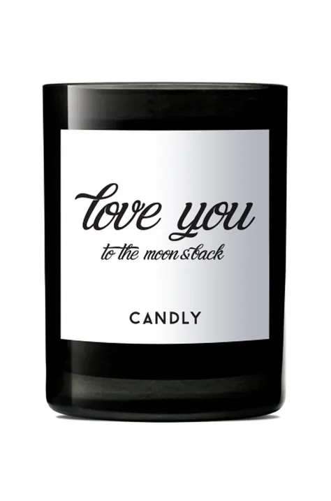 Candly - Ароматна соева свещ Love you to the moon and back 250 g