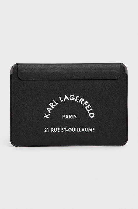 Obal na notebook Karl Lagerfeld čierna farba