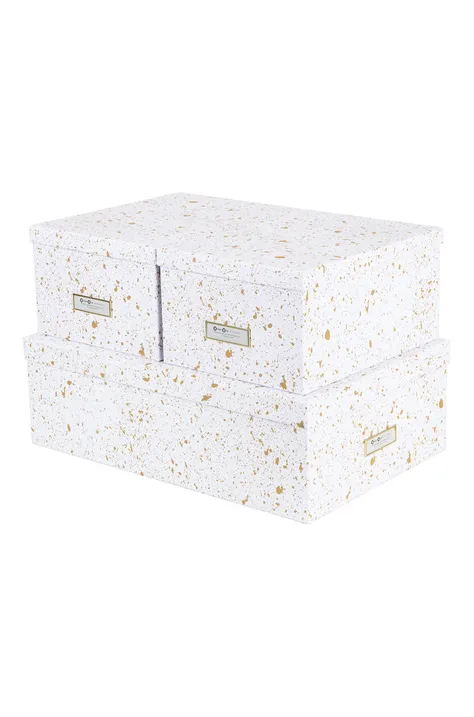Bigso Box of Sweden zestaw pudełek do przechowywania Inge (3-pack)