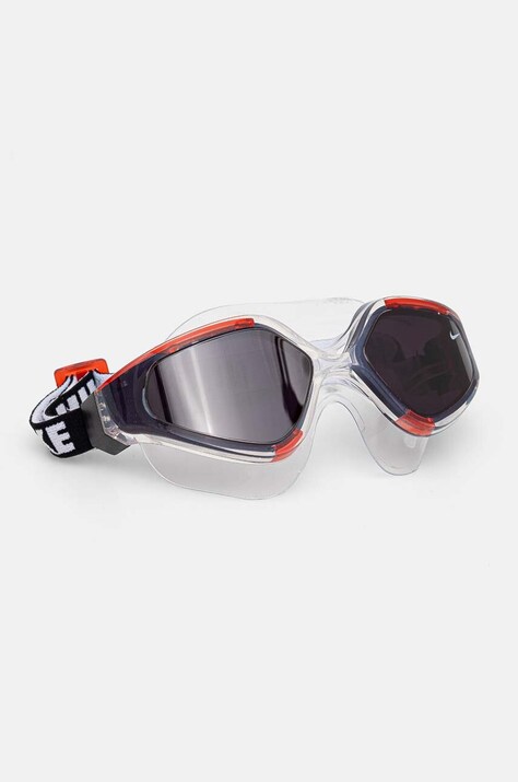 Nike ochelari inot Expanse culoarea rosu