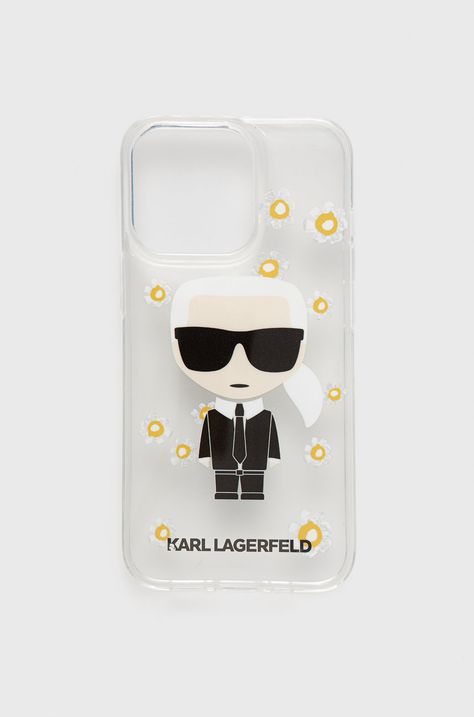 Karl Lagerfeld etui na telefon iPhone 13 mini KLHCP13SHFLT
