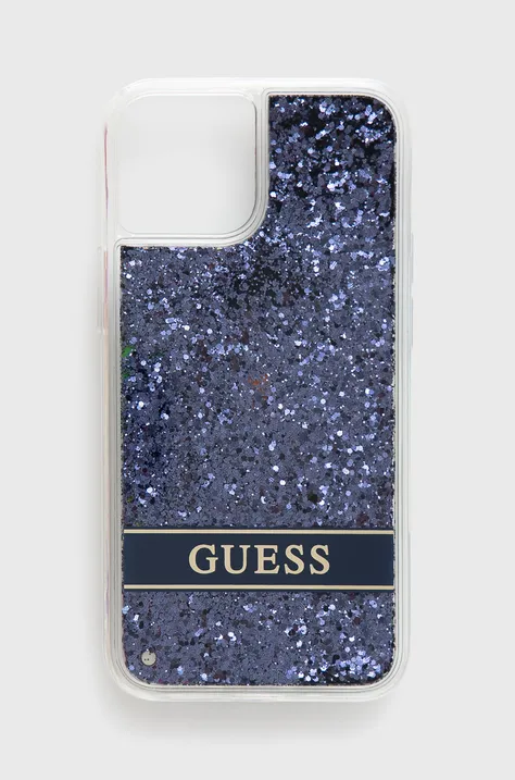 Guess Husă pentru telefon iPhone 13 Mini 5,4 culoarea albastru marin