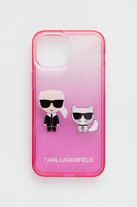 Karl Lagerfeld telefon tok Iphone 13 Mini 5,4'' rózsaszín