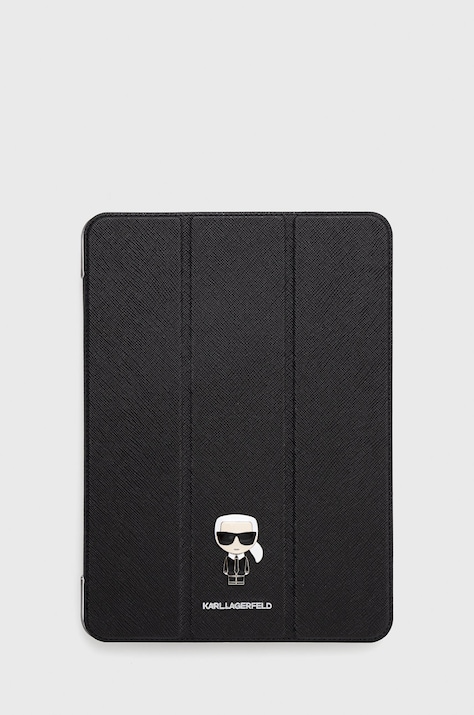 Custodia per iPad a libro nero con supporto per Apple Pencil per iPad Custodia per iPad a libro nero con supporto per Apple Pencil per iPad