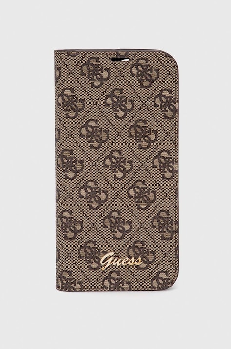 Θήκη κινητού Guess iPhone 14 Pro Max 6,7'' χρώμα: καφέ