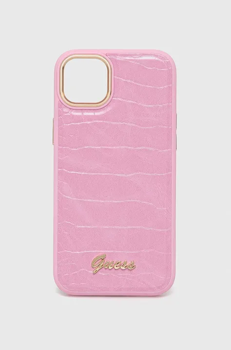 Чехол на телефон Guess iPhone 14 Plus 6,7'' цвет розовый