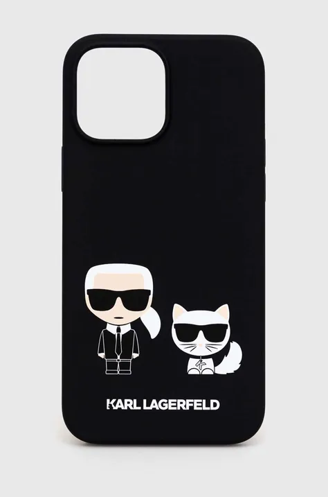 Karl Lagerfeld Husă pentru telefon iPhone 13 Pro Max 6,7'' culoarea negru