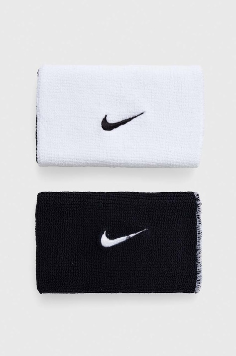 Potítka Nike 2-pak biela farba