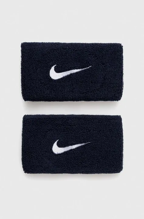 Trak za zapestje Nike 2-pack mornarsko modra barva