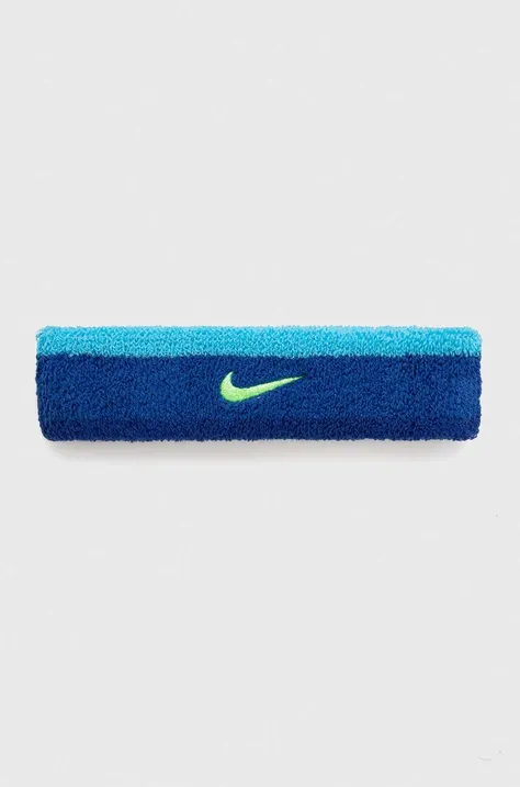 Nike opaska na głowę kolor niebieski