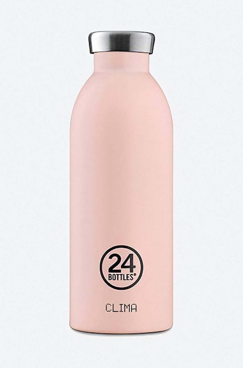 24bottles sticlă thermos CLIMA.500.STONE.DUSTY.P-DUSTY.PINK