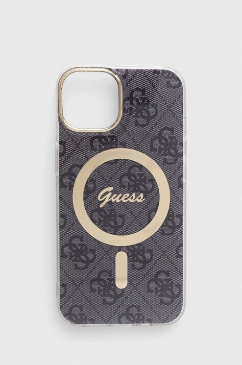 Etui za telefon Guess iPhone 14 6.1" siva barva