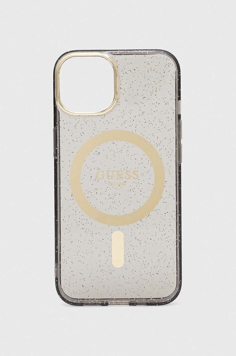 Guess Husă pentru telefon iPhone 14 6.1" culoarea bej