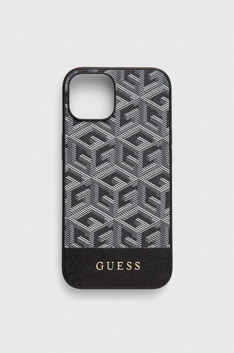 Guess Husă pentru telefon iPhone 14 6.1" culoarea negru