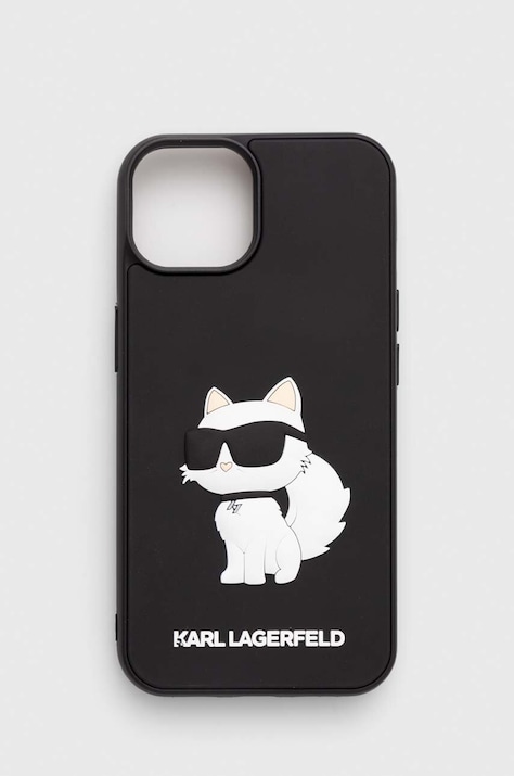 Karl Lagerfeld telefon tok iPhone 14 6.1" fekete
