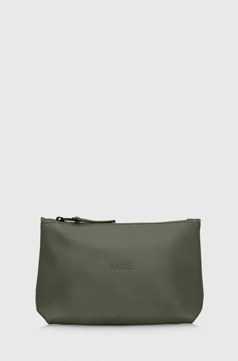 Rains portfard Cosmetic Bag 15600 EVERGREEN culoarea verde