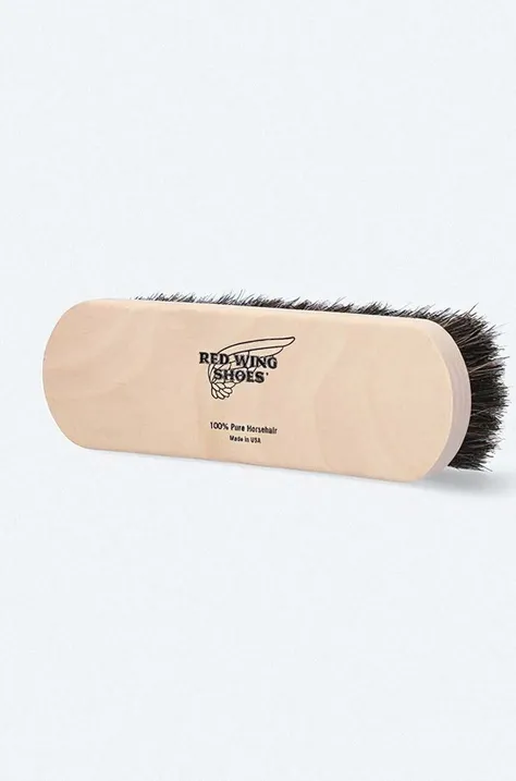 Red Wing shoe cleaning brush brown color