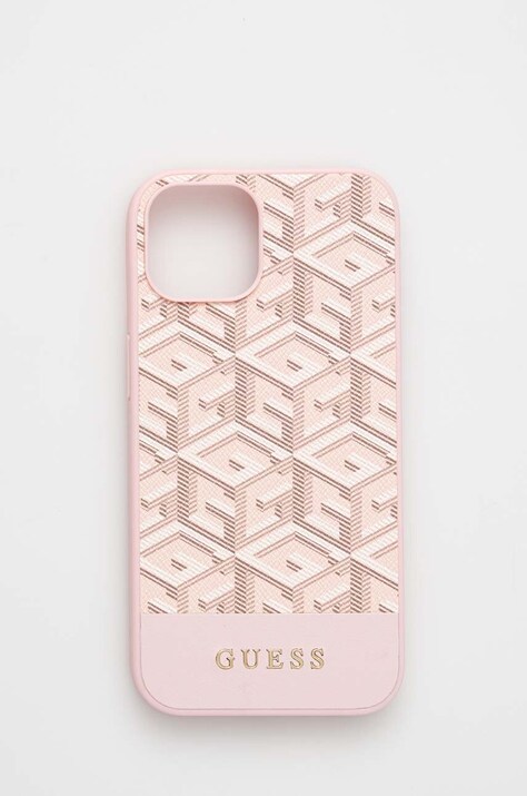 Чохол на телефон Guess iPhone 14 6,1" колір рожевий