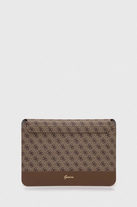 Guess Pokrowiec na laptopa Sleeve 13''/14" kolor brązowy