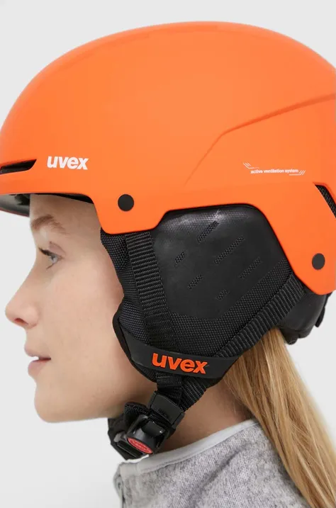 Uvex kask narciarski Stance kolor pomarańczowy