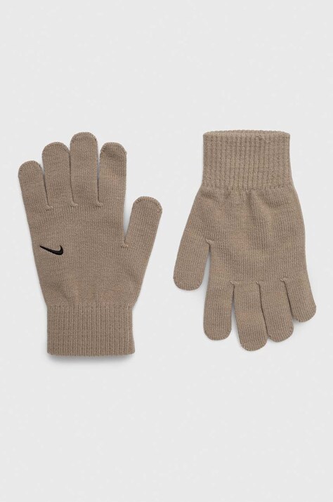 Nike manusi Knit Swoosh culoarea bej