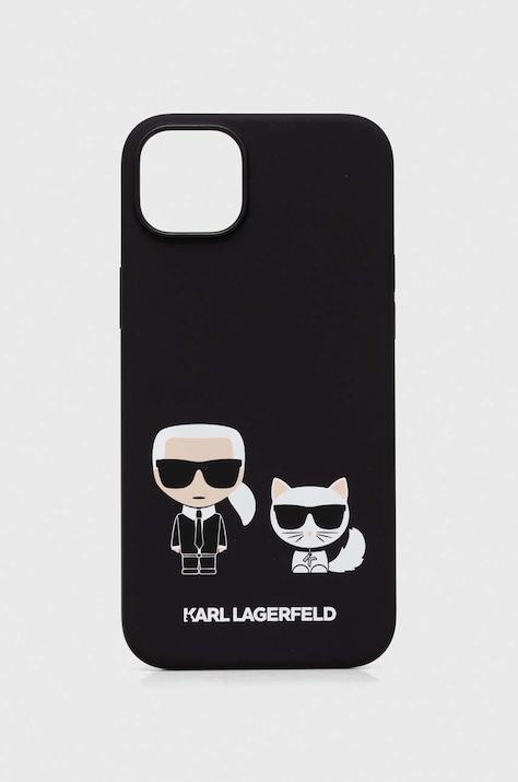 Чохол на телефон Karl Lagerfeld iPhone 14 Plus 6,7 колір чорний