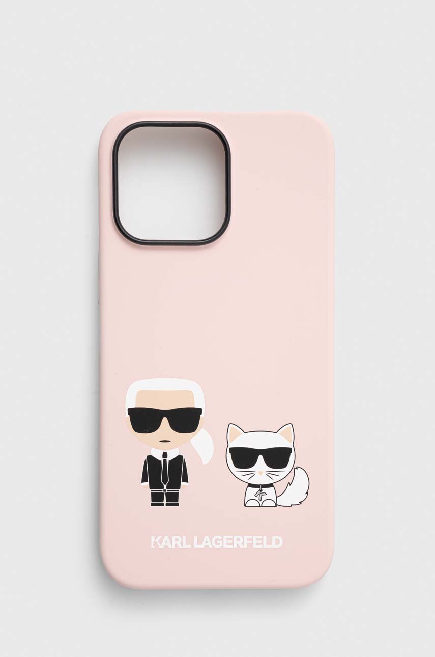 Karl Lagerfeld etui na telefon iPhone 14 Pro Max 6,7 kolor różowy