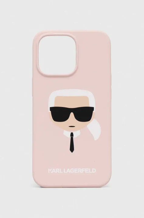 Karl Lagerfeld etui na telefon iPhone 13 Pro / 13 6,1 kolor różowy