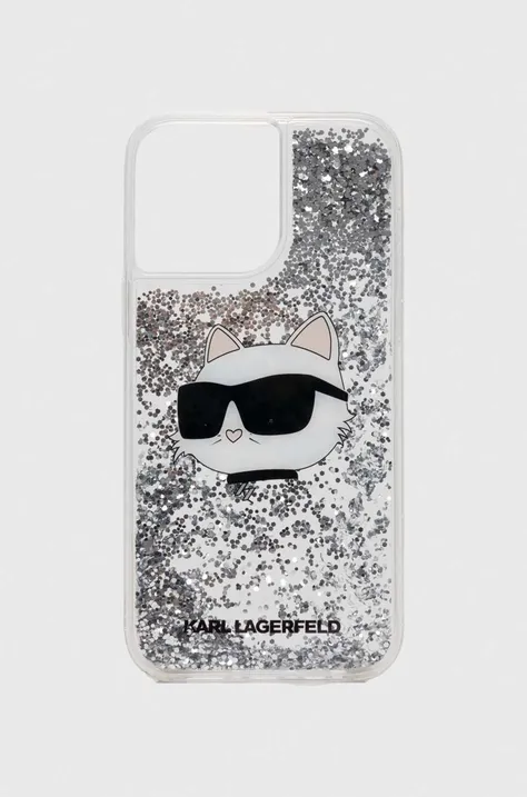 Karl Lagerfeld etui na telefon iPhone 14 Pro Max 6,7 kolor srebrny
