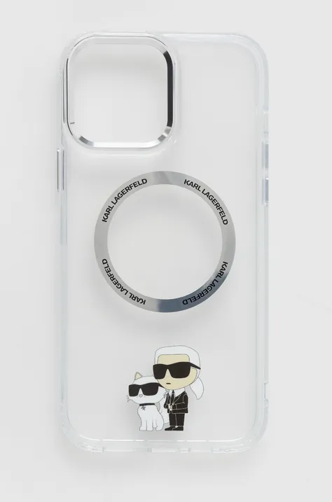 Karl Lagerfeld etui na telefon iPhone 13 Pro Max 6,7 kolor transparentny