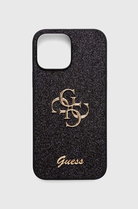 Guess Husă pentru telefon iPhone 13 Pro Max 6.7 culoarea negru