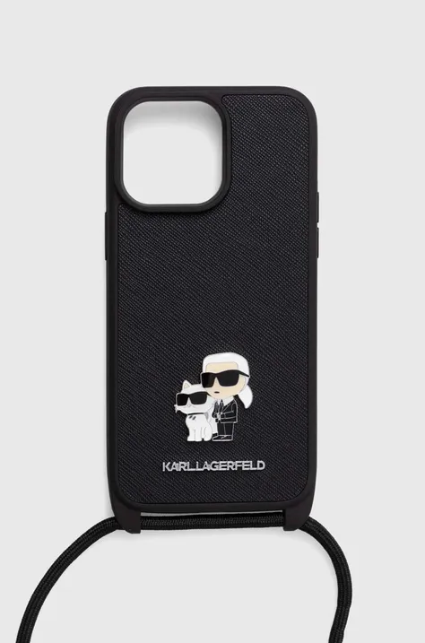 Etui za telefon Karl Lagerfeld iPhone 14 Pro Max 6.7 boja: crna