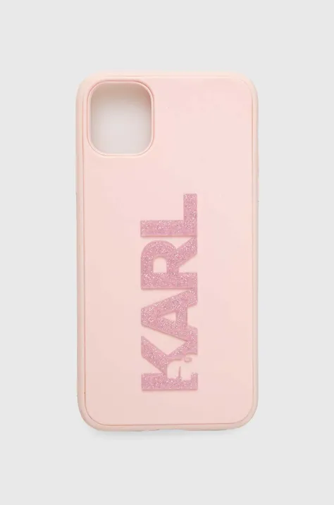 Etui za telefon Karl Lagerfeld iPhone 11 / Xr 6.1 roza barva