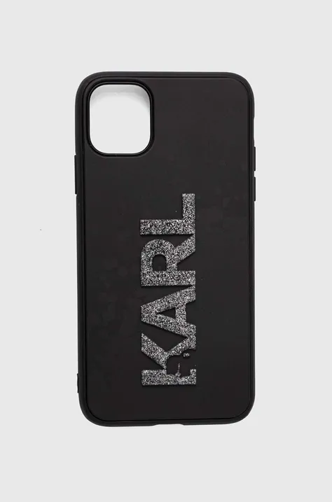 Θήκη κινητού Karl Lagerfeld iPhone 11 / Xr 6.1 χρώμα: μαύρο