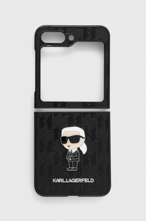 Etui za telefon Karl Lagerfeld Samsung Galaxy Z Flip5 črna barva