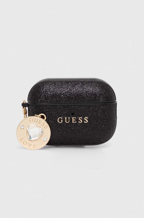 Θήκη για airpods Guess Pro 2 χρώμα: μαύρο
